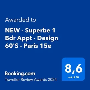 Appartamento New - Superbe 1 Bdr Appt - Design 60's - 15e, Parigi